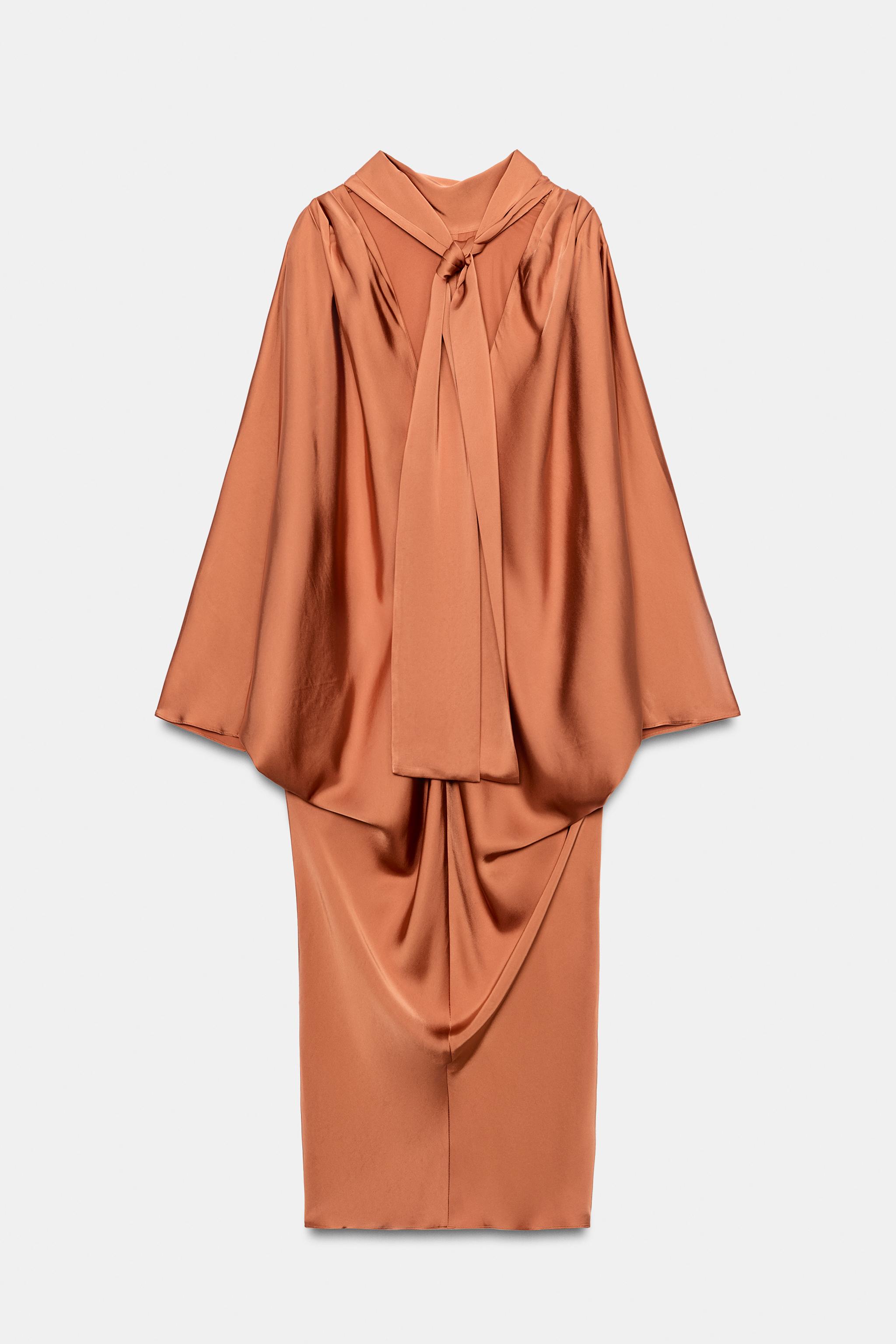 Женские платья Zara ZW COLLECTION TUNIC DRESS — фото 11