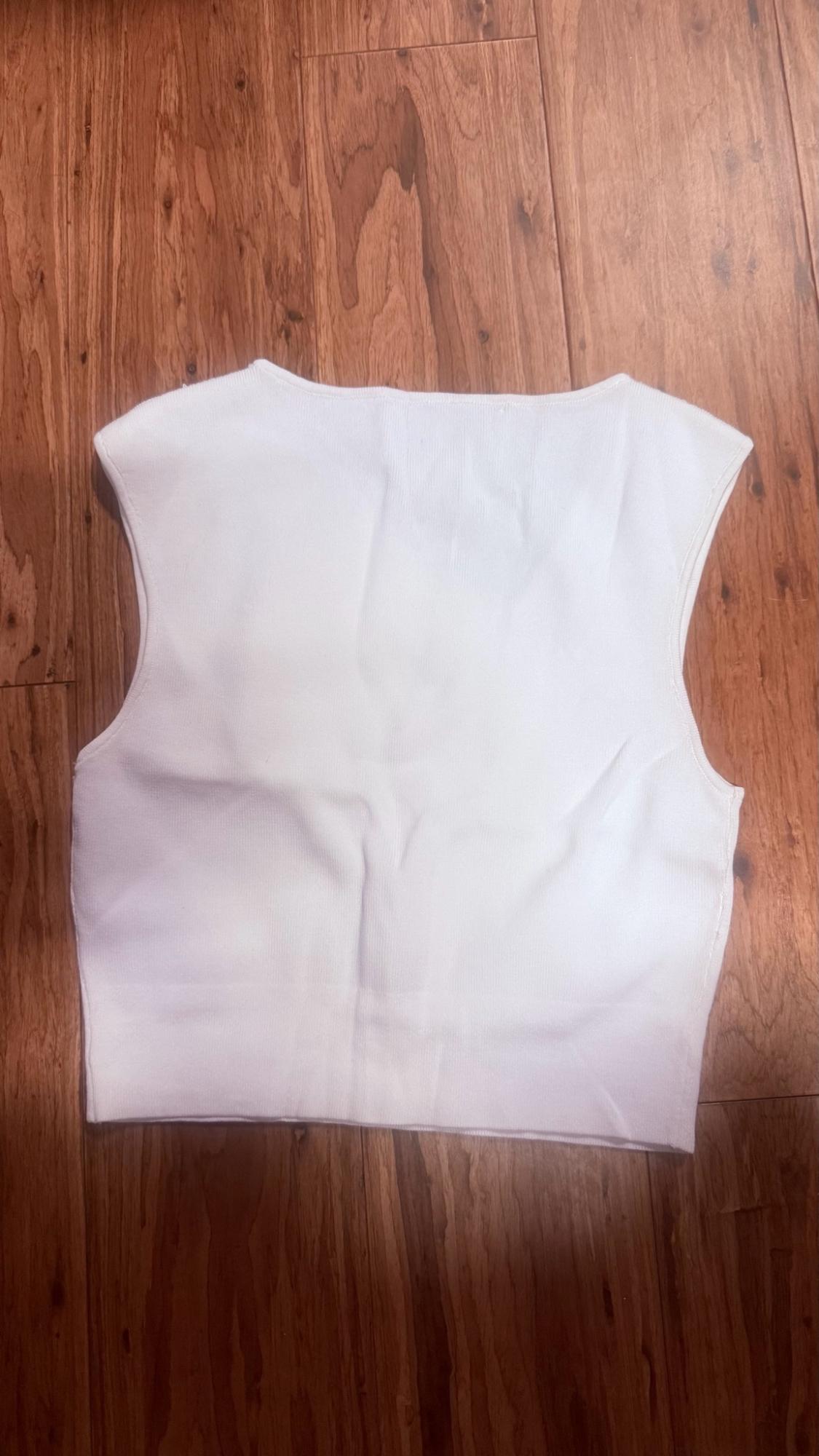 CROPPED KNIT TOP KAIA x ZARA - Image 2