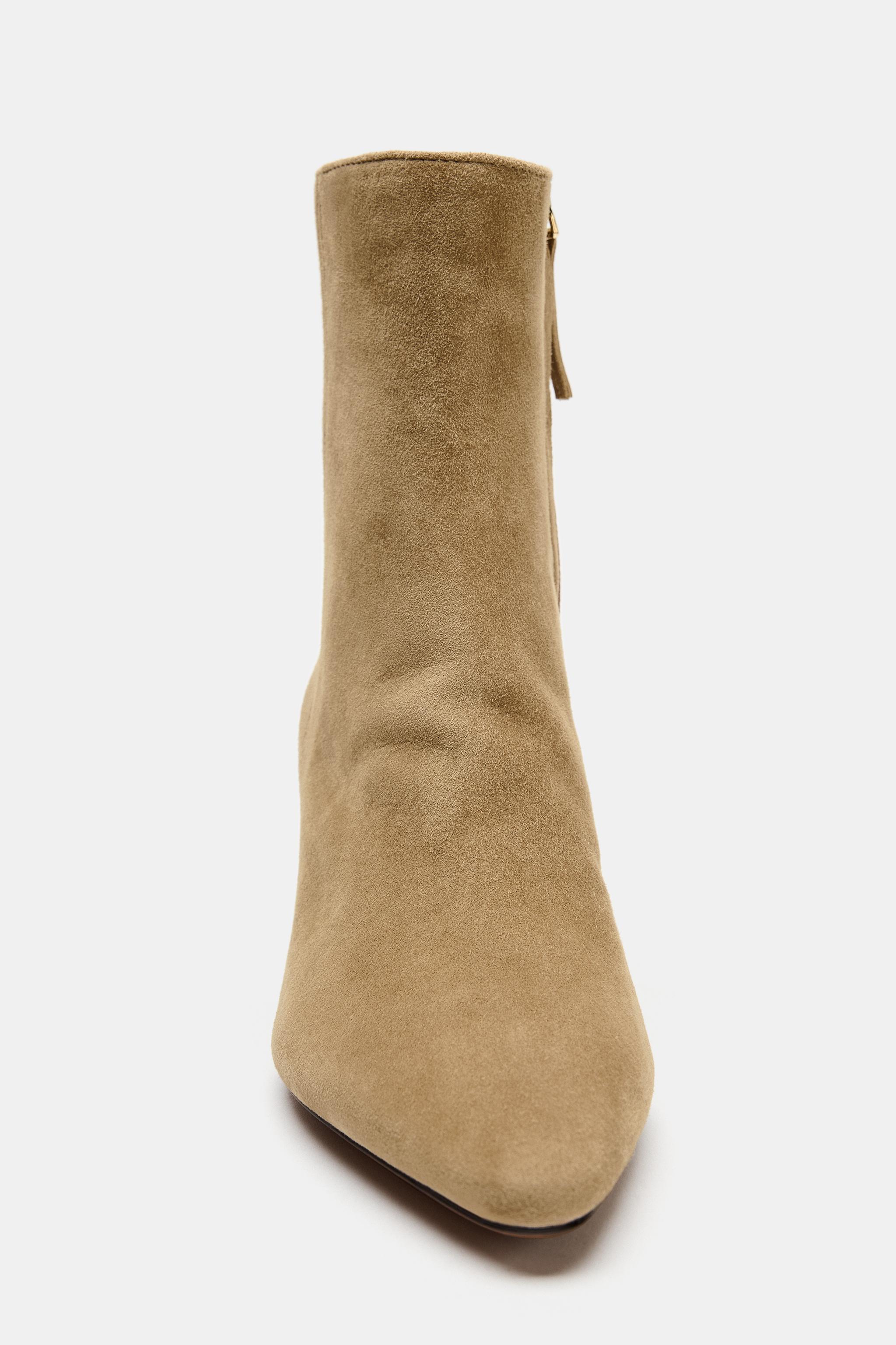 BOTTINES TALONS DAIM