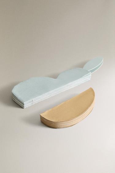 PACK OF DECORATIVE PAPER EASTER DECORATIONS (PACK OF 2) - Cream by Zara - Image 3