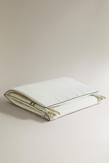 FOLDING BEACH GROUND LOUNGER - Écru de Zara - Image 3