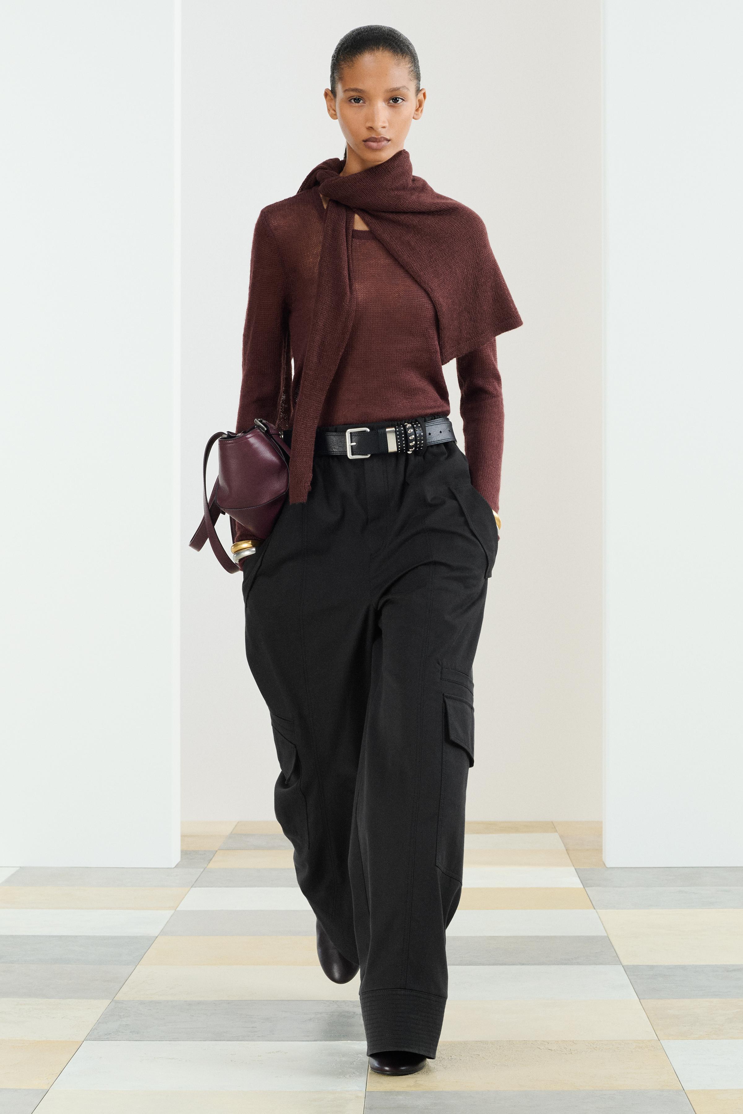 タックー　ペルフェクト+コットンケラサス CRG PCKT PNT - ブラック | ZARA Japan / 日本