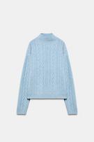 CONTRAST EMBROIDERY CARDIGAN