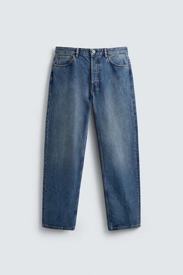 STRAIGHT-LEG JEANS LIMITED EDITION - Mid-blue by Zara