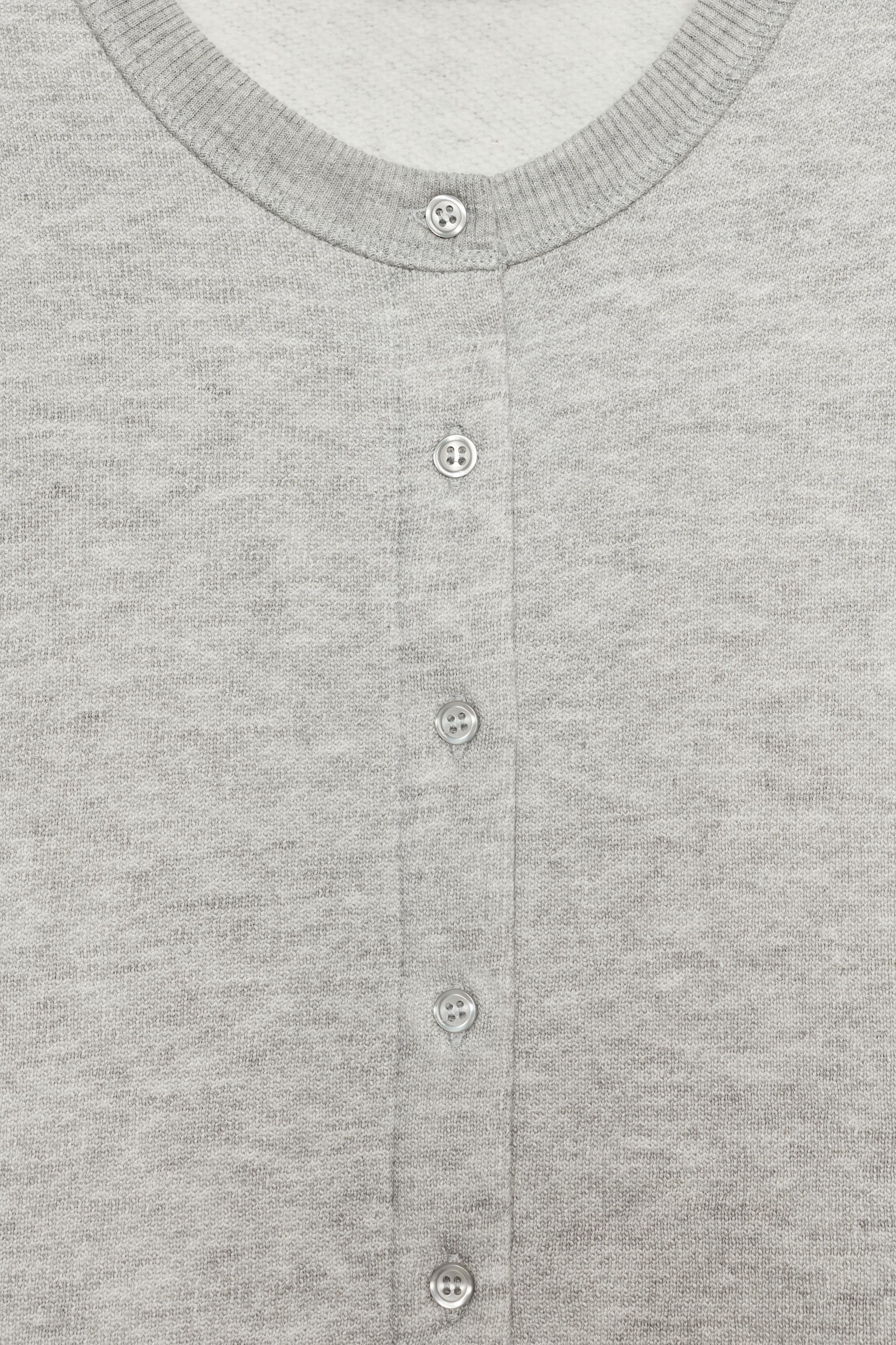 FLEECE BUTTONED JACKET