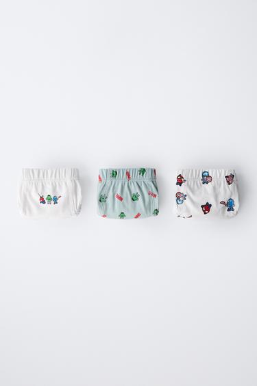 Zara 2-6 YEARS/ THREE-PACK OF THE AVENGERS © MARVEL BRIEFS - White - Image 0