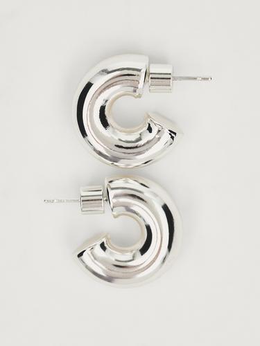 Pendientes aros gruesos - Plata de Zara - Imagen 0