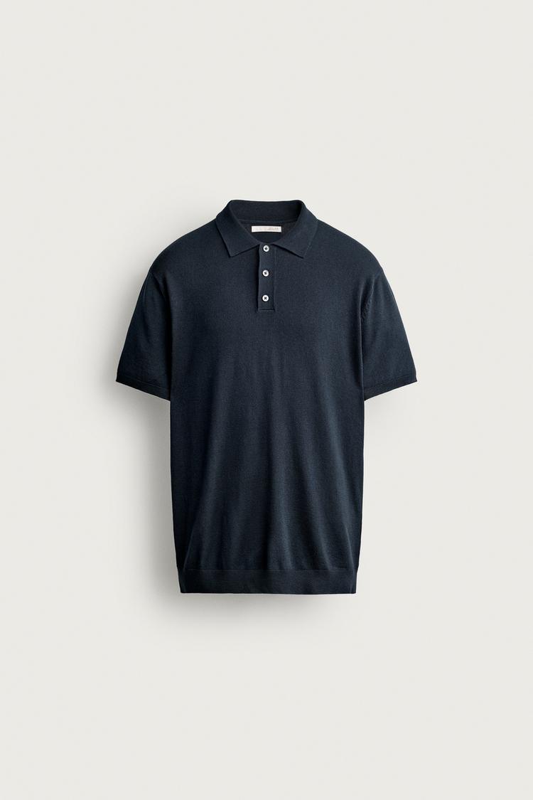 REGULAR FIT KNIT POLO SHIRT
