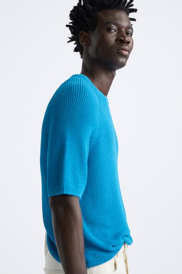 CROP FIT ÖRGÜ T-SHIRT_4