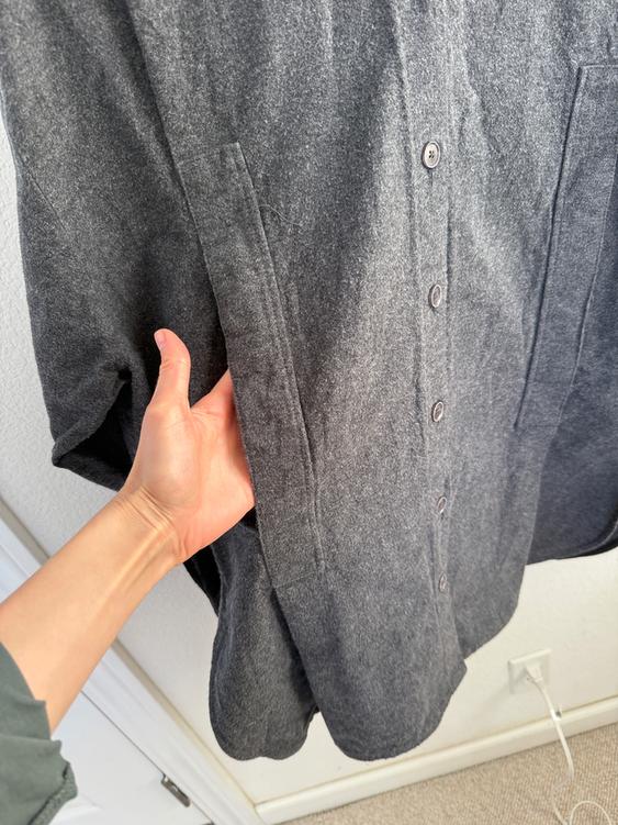 OVERSIZED FLANNEL SHIRT - Image 5