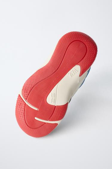 CONTRAST HIGH-TOP SNEAKERS - Multicoloured by Zara - Image 6