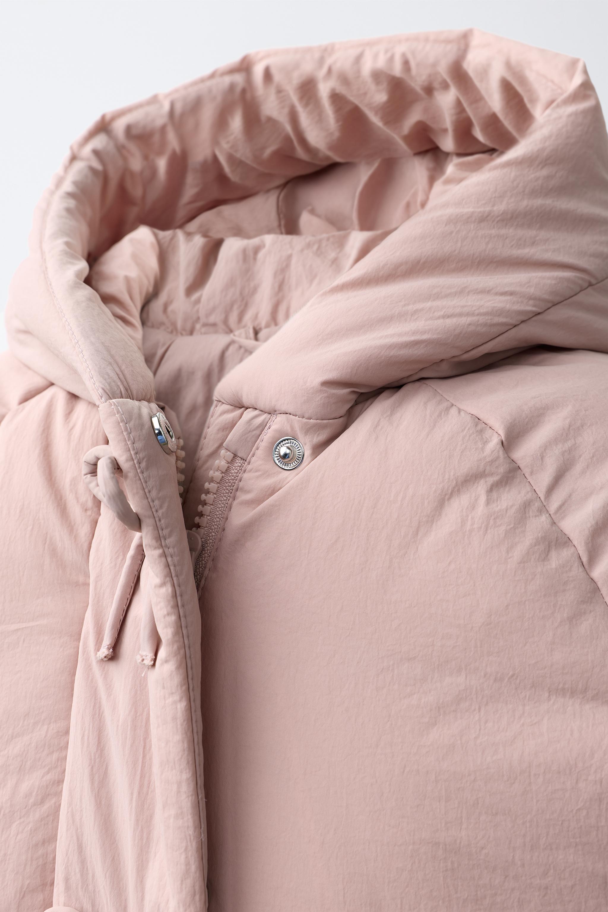 MANTEAU MATELASSÉ DÉPERLANT À NŒUDS