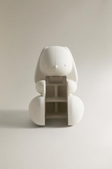 CHILDREN'S RABBIT DOORSTOP - Taupe grey by Zara - Image 0
