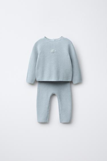 ELEPHANT KNIT JUMPER AND TROUSERS TOTAL LOOK - 315 by Zara - Image 0