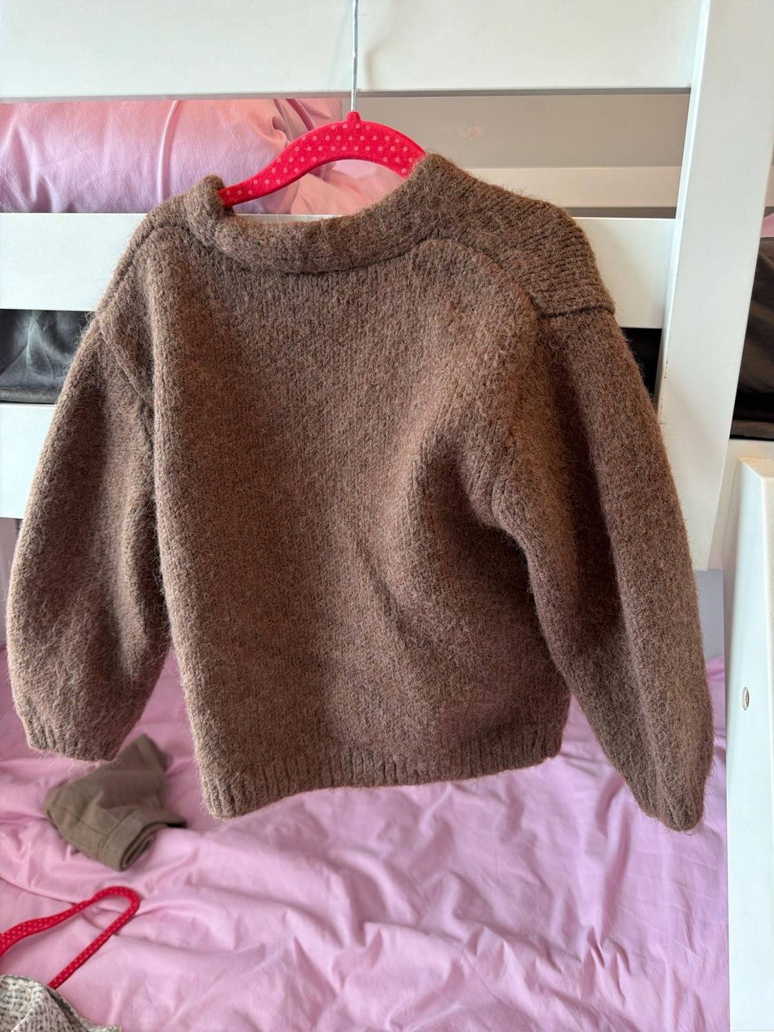 KNIT CARDIGAN WITH FLORAL EMBROIDERY - Image 2
