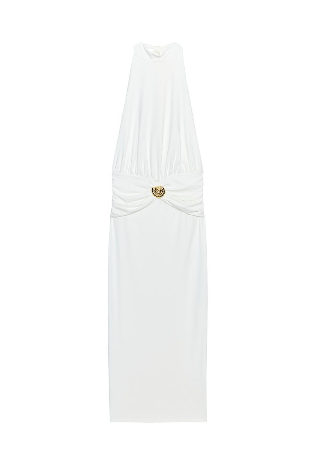 DRAPED HALTER DRESS - image 3