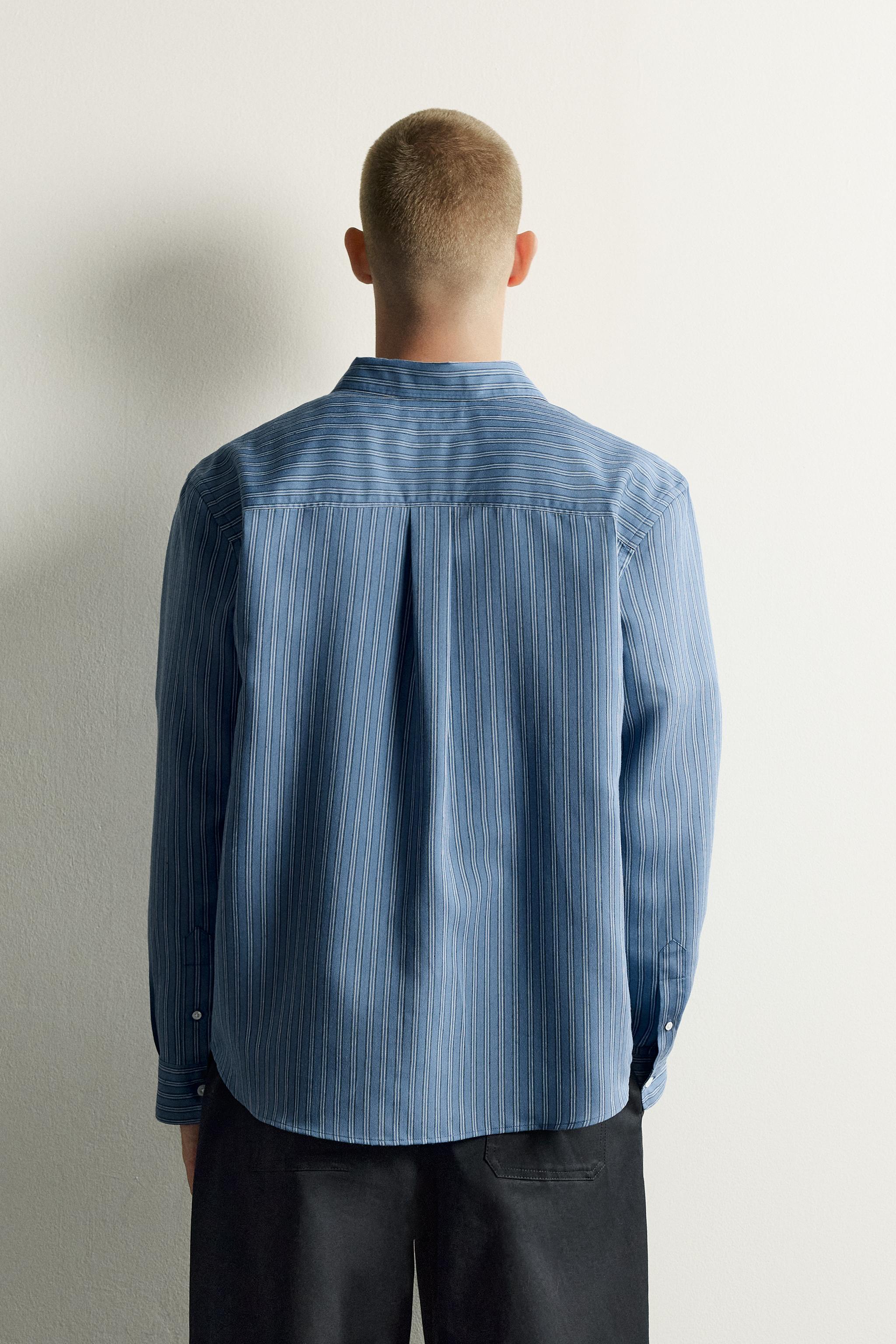 chemise fluide rayures