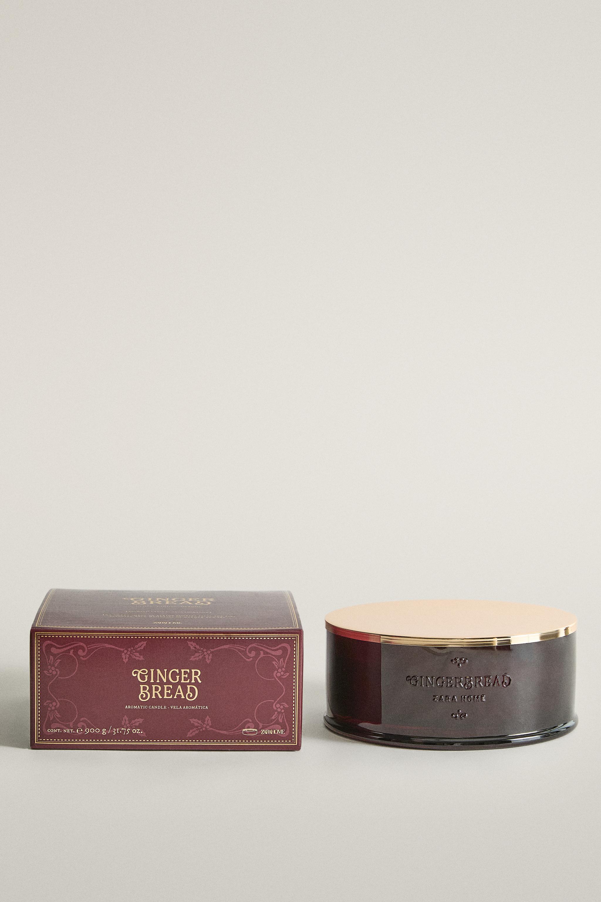 900 G) GINGERBREAD SCENTED CANDLE - Red | ZARA United States