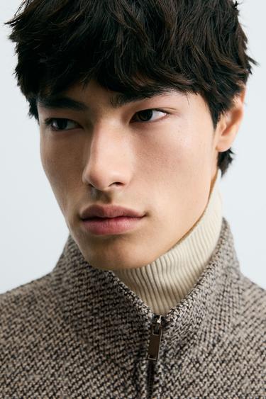 BOUCLÉ TEXTURE OVERSHIRT - Light grey by Zara