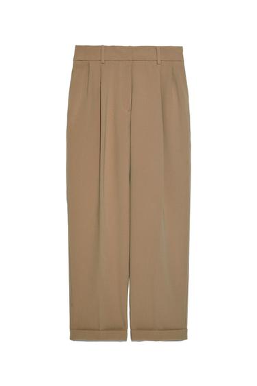 PLEATED TROUSERS