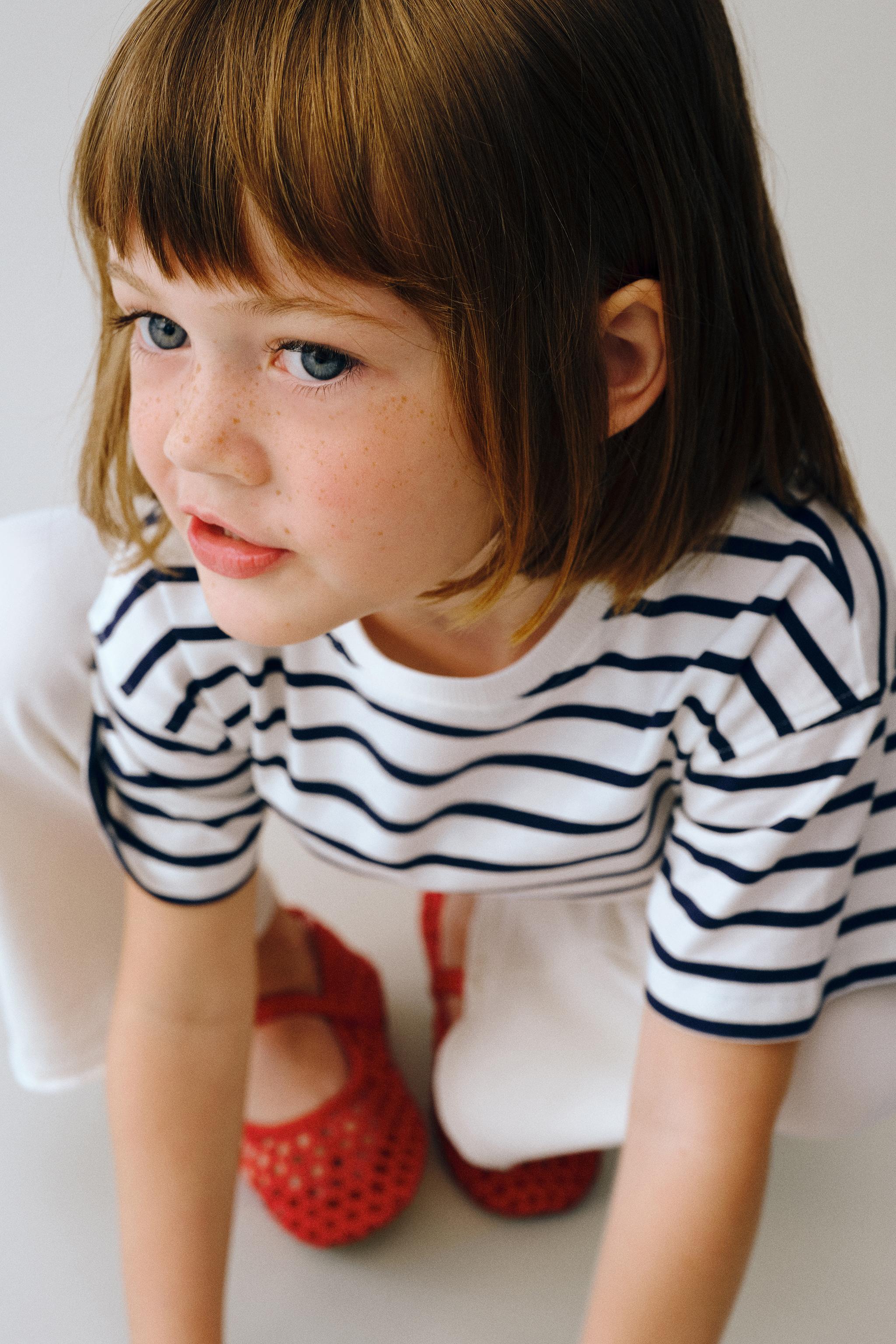 THREE-PACK OF PLAIN AND STRIPED T-SHIRTS