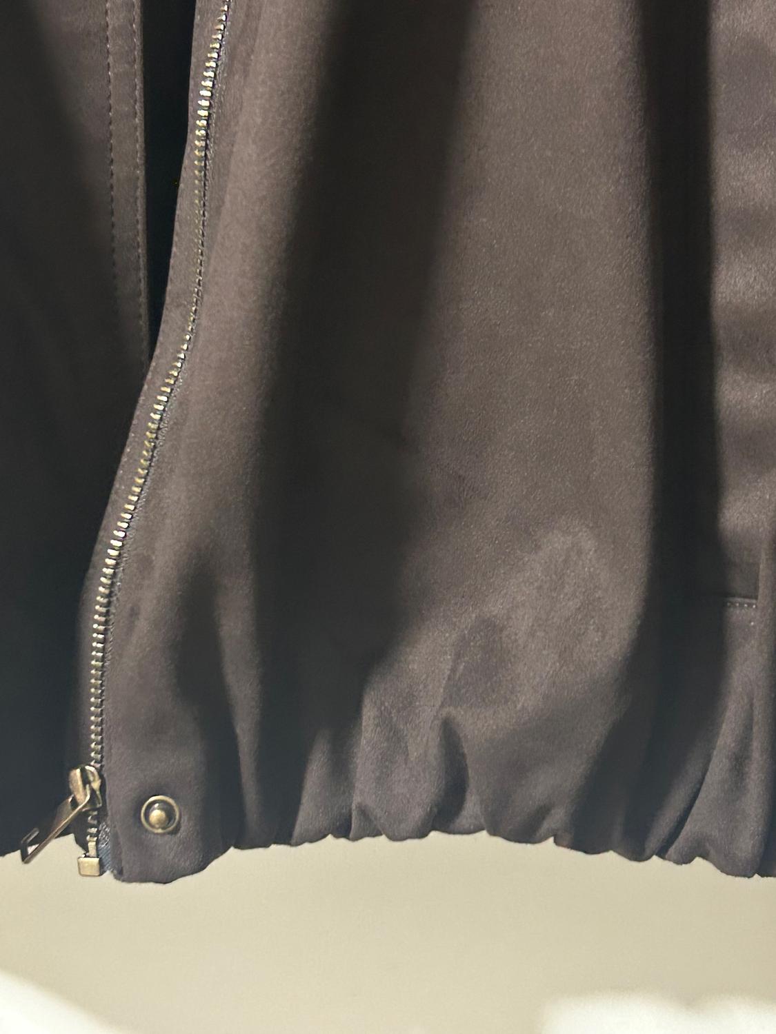 FAUX SUEDE BOMBER JACKET - Image 3