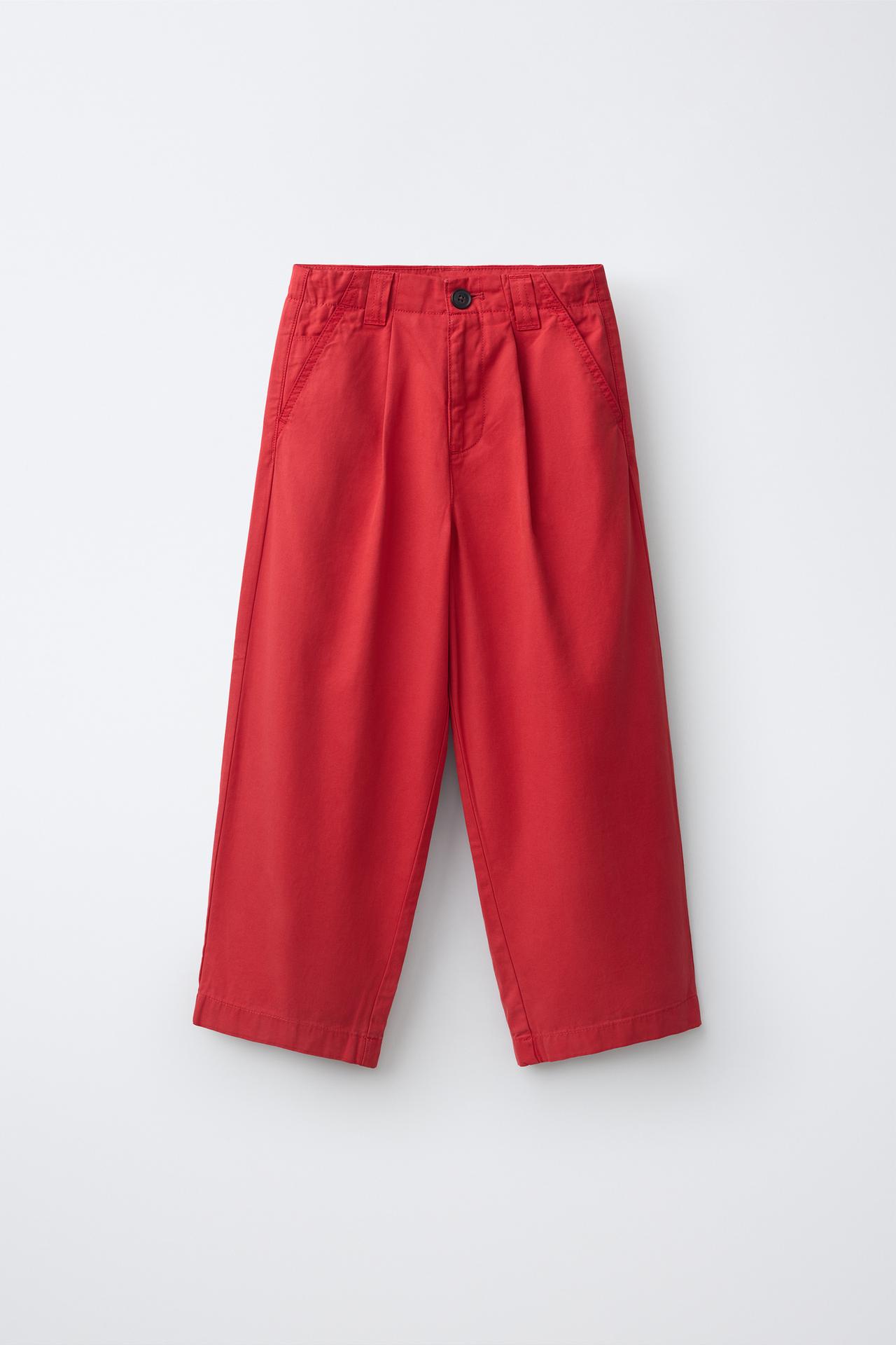 FRUIT OF THE LOOM™ CHINO PANTS — Red