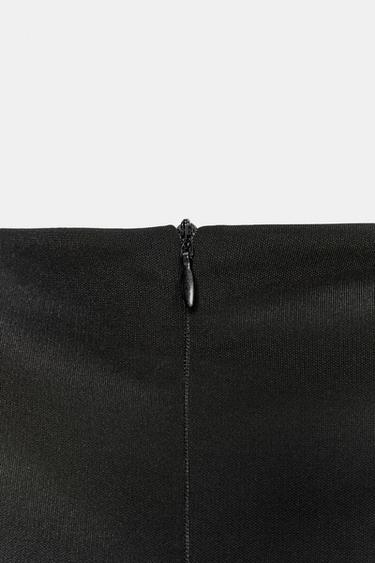ROBE LONGUE AVEC TULLE - Noir de Zara - Image 6