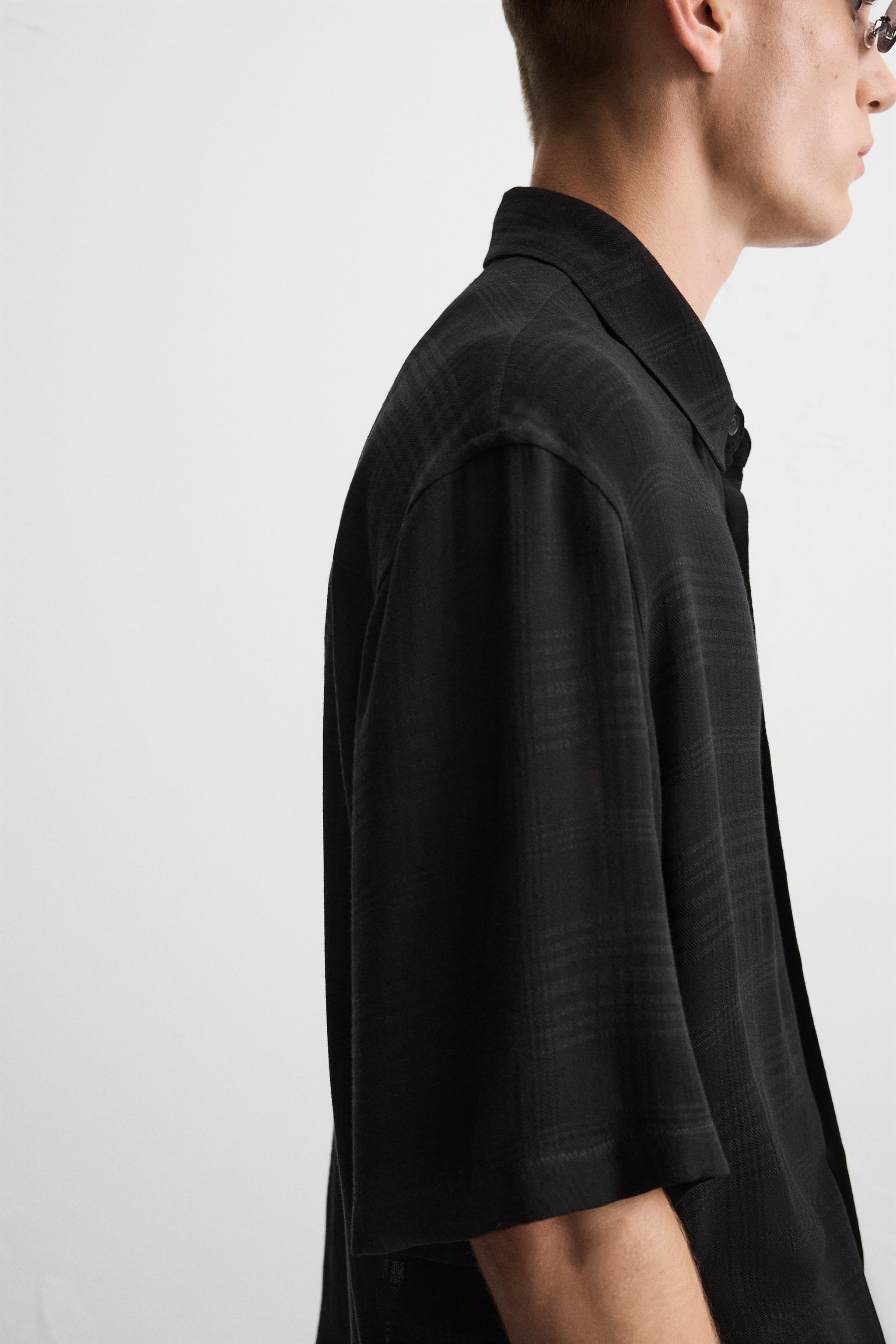 CHEMISE JACQUARD À CARREAUX