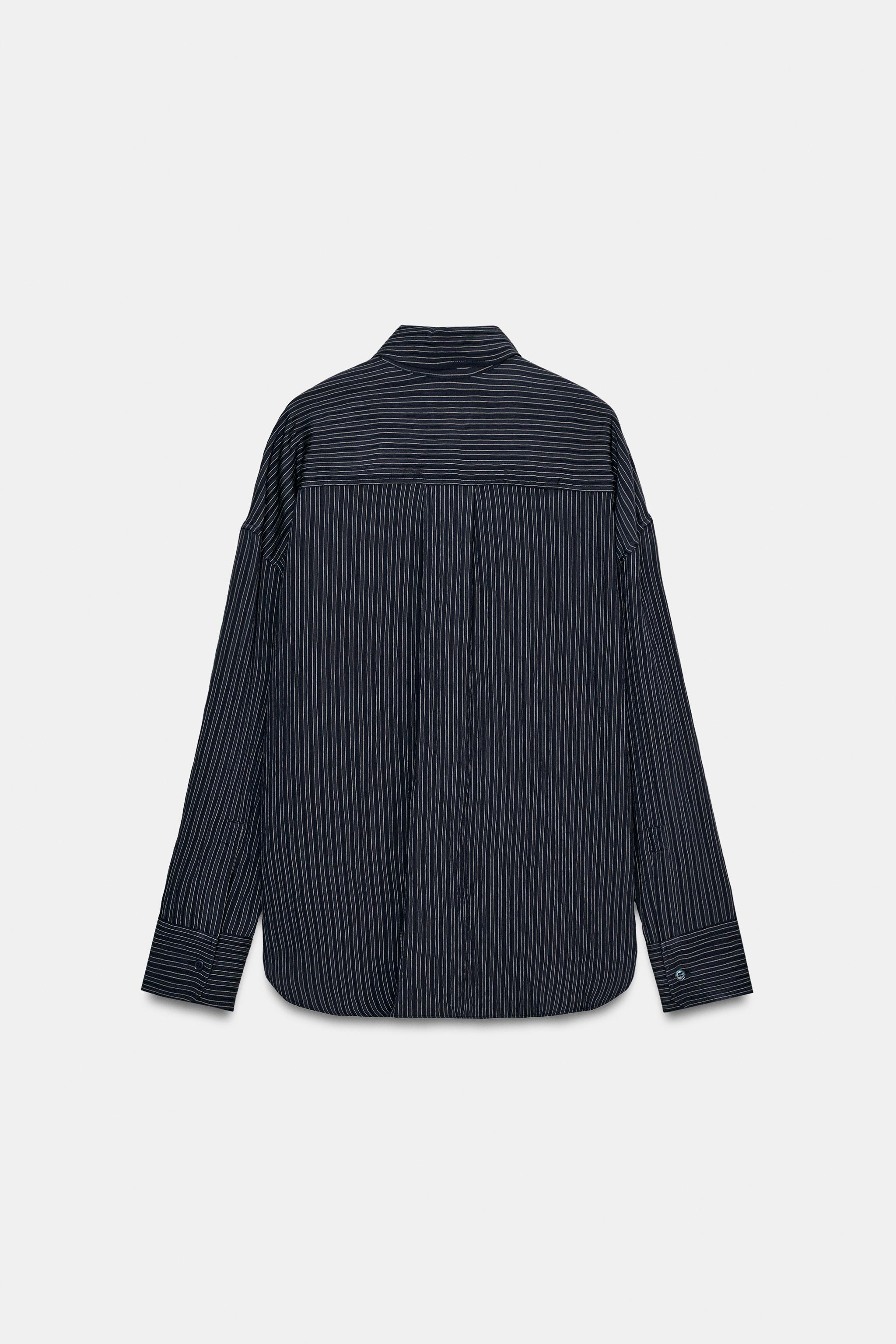 CHEMISE FLUIDE À RAYURES ZW COLLECTION