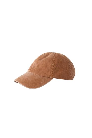 Zara WASHED EFFECT CAP - Orange