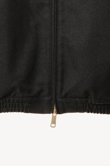 WILLY CHAVARRIA X ZARA TEXTURED BOMBER JACKET - Black by Zara - Image 7