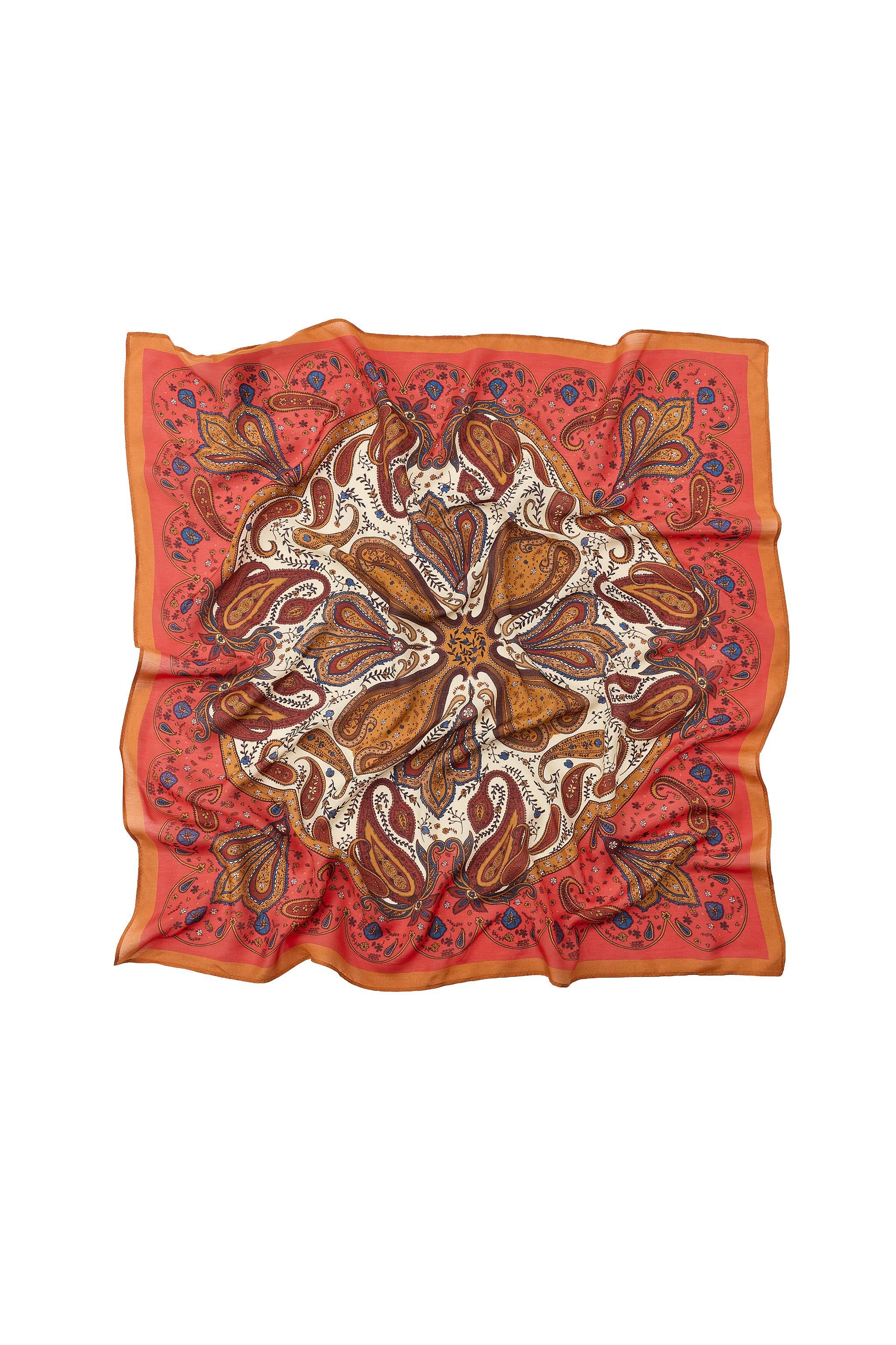 PAÑUELO VISCOSA SEDA ESTAMPADO PAISLEY