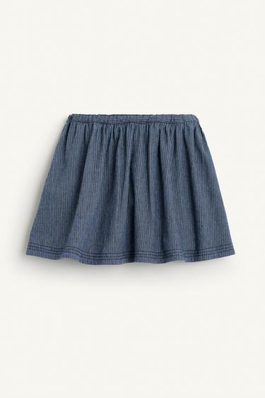 STRP SKRT 15 - Azul-marinho-escuro da Zara