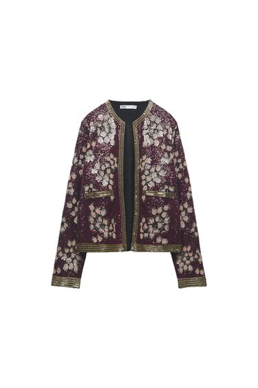SEQUIN KNIT JACKET LIMITED EDITION