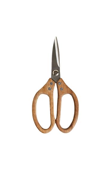 WOODEN KITCHEN SCISSORS - Light beige by Zara