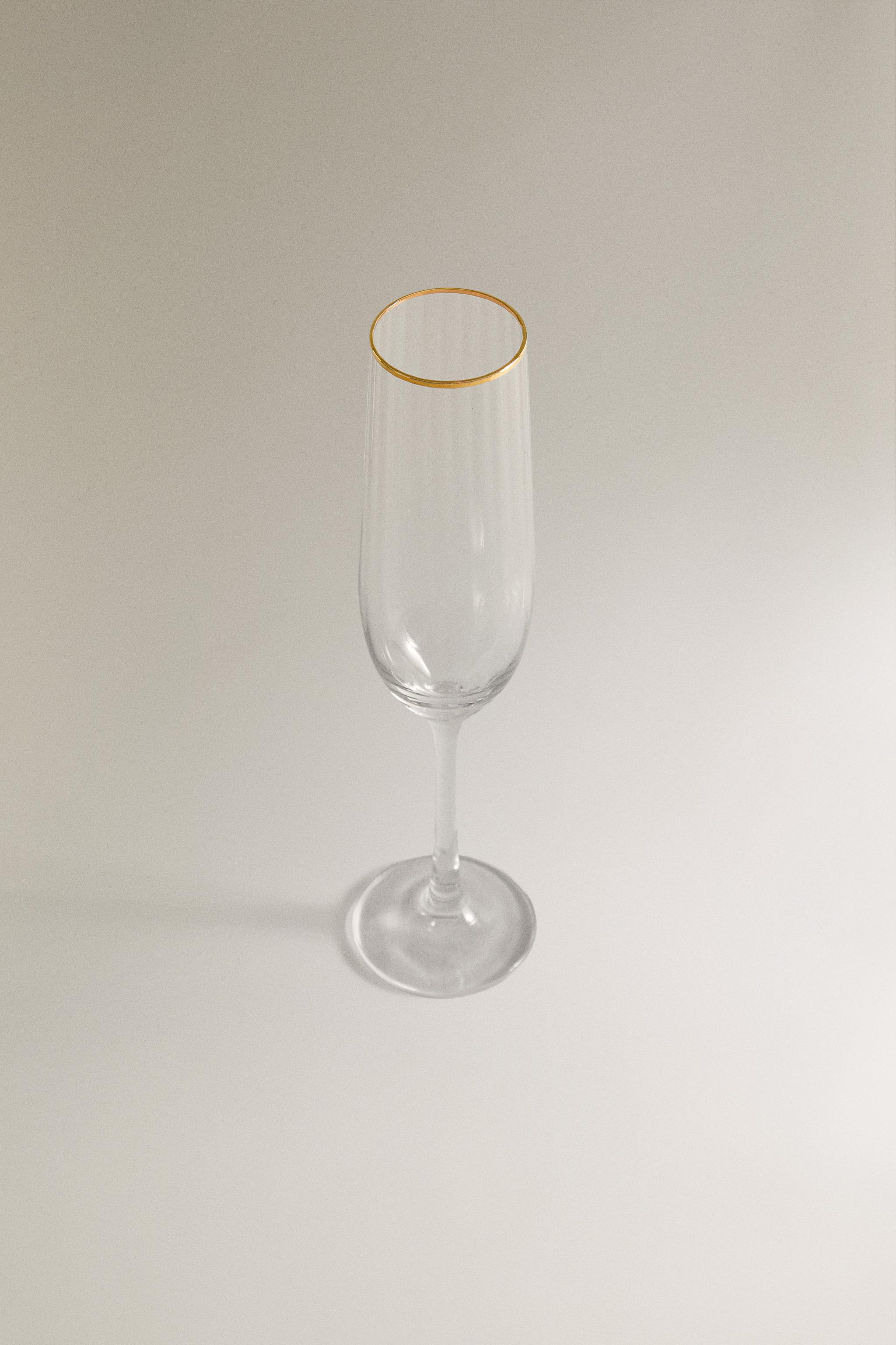 FLÛTE EN VERRE LIGNES NOËL