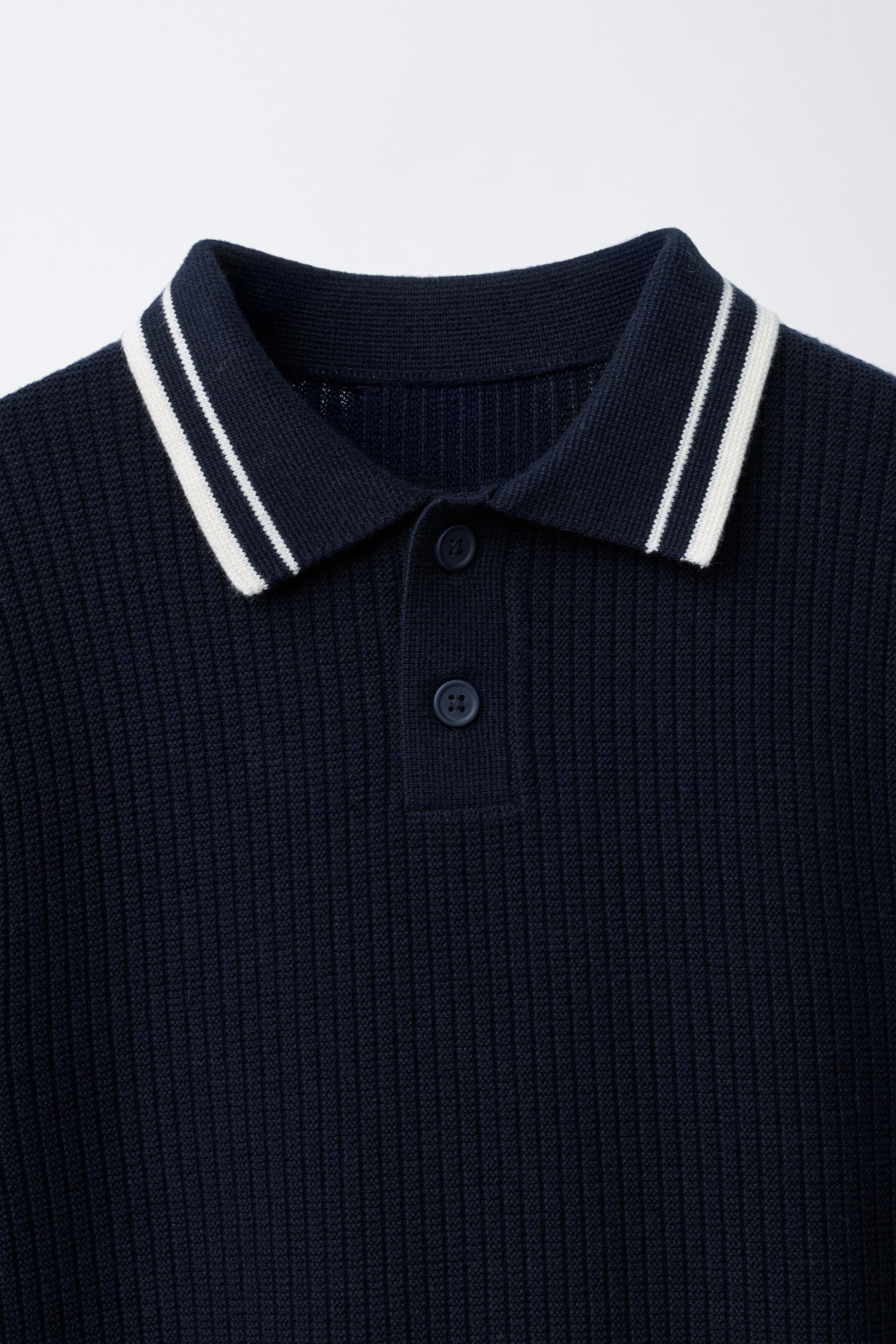 POLO BASIQUE EN MAILLE CANNELÉE