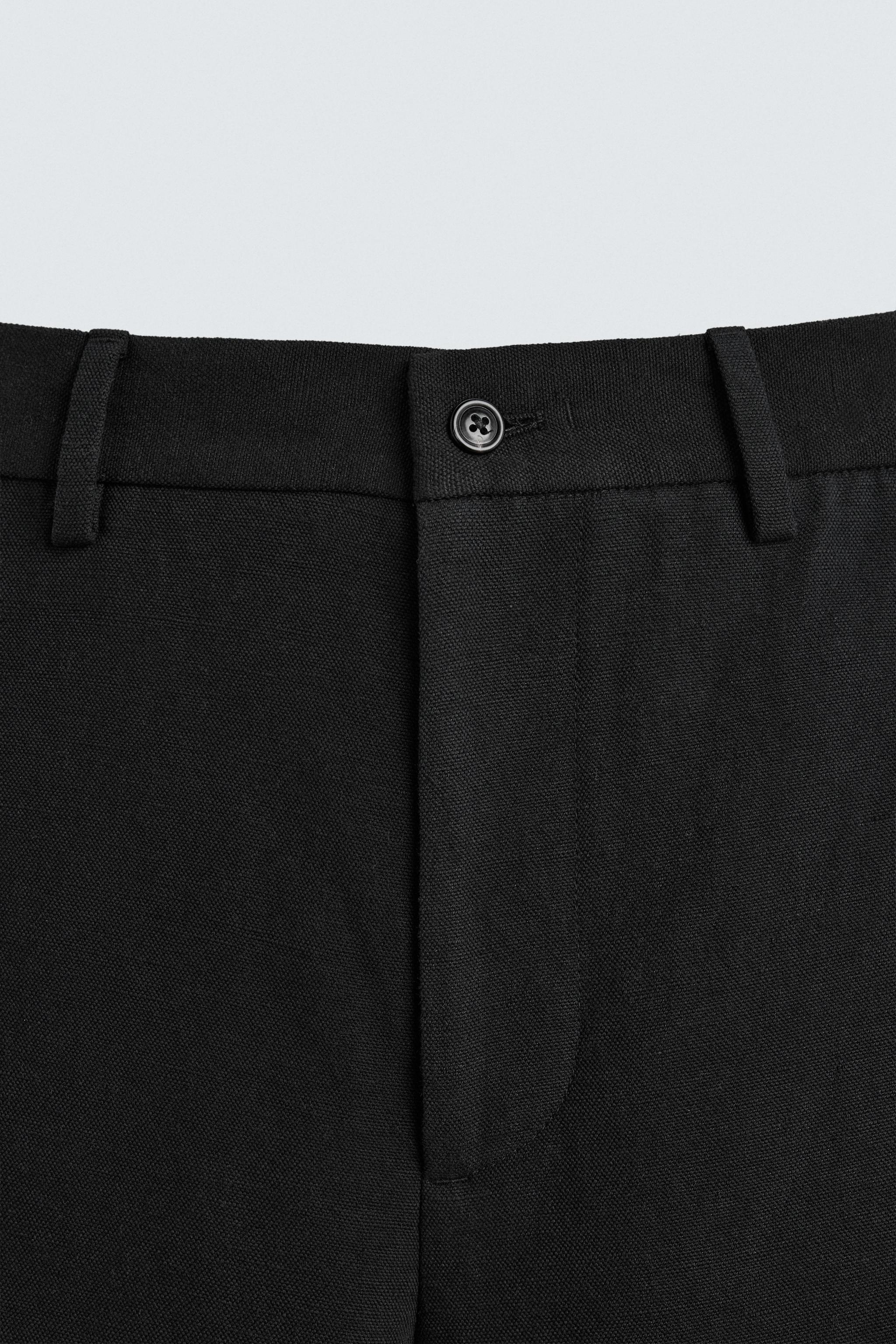 COTTON - LINEN SUIT PANTS