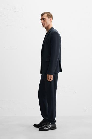 VESTE DE COSTUME CONFORT - Bleu marine de Zara - Image 3