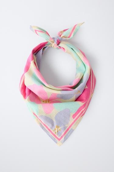 BANDANA IMPRIMÉ FLEURS - Roses de Zara - Image 3
