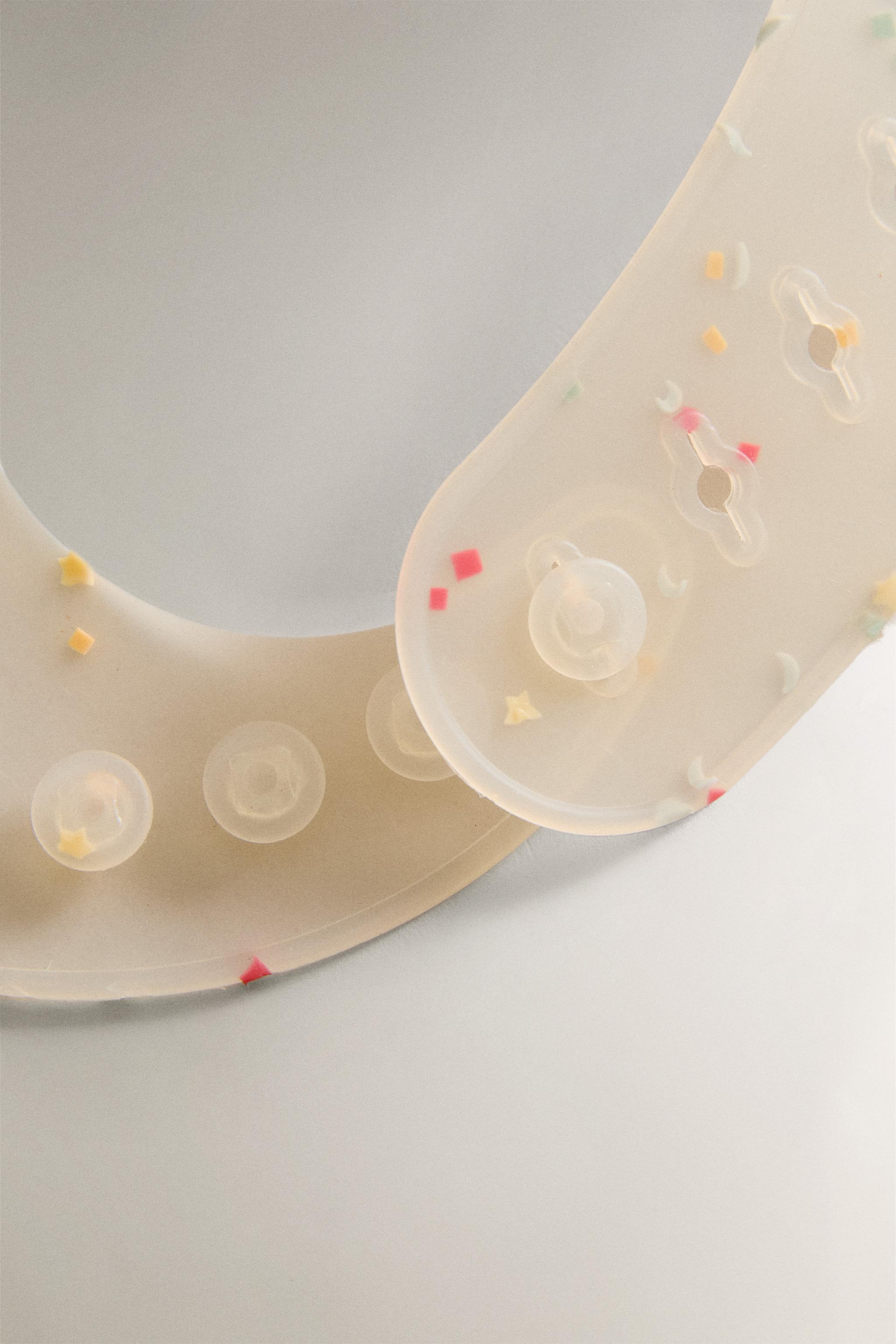 BAVOIR ENFANT SILICONE CONFETTIS