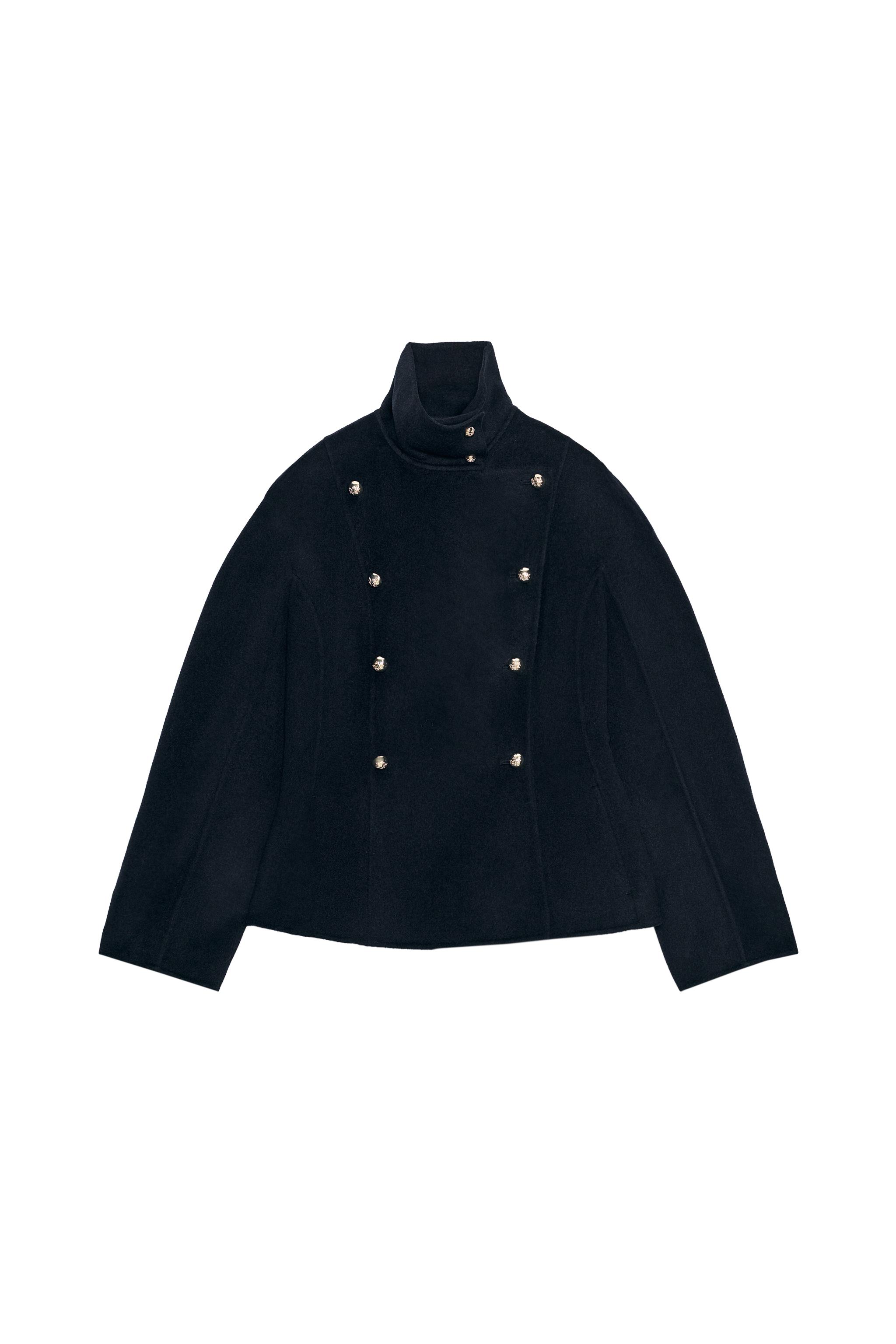 CHAQUETA BOTONES CON LANA ZW COLLECTION