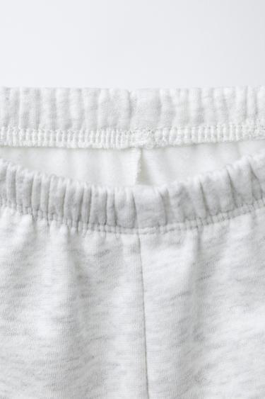 SLOGAN PRINT SWEATSHIRT AND TROUSERS SET - Grey marl by Zara - Image 3