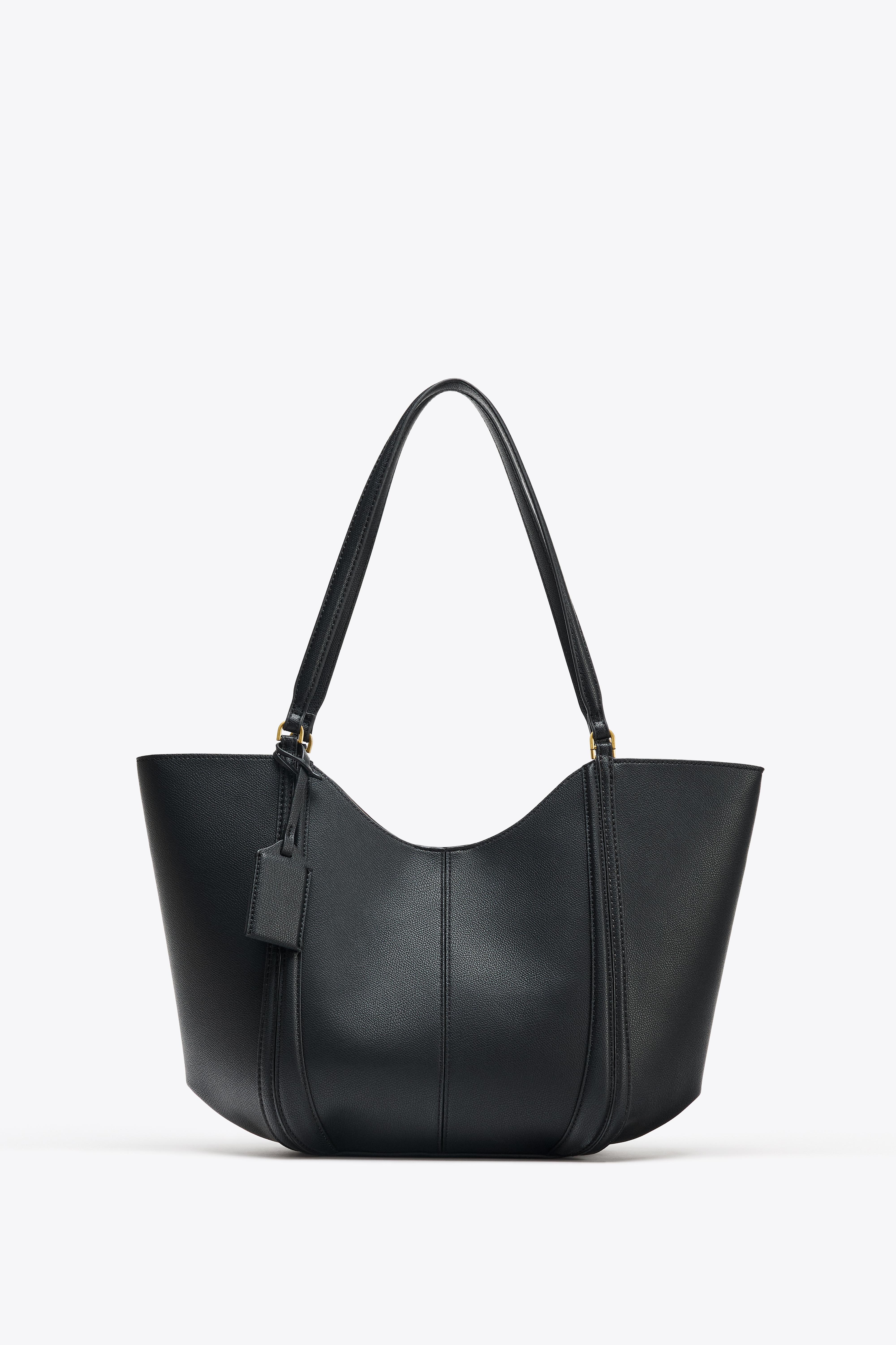 ZARA ザラ ジップ付きトートバッグ ZARA ジップ付きトートバッグ - メルカリ
