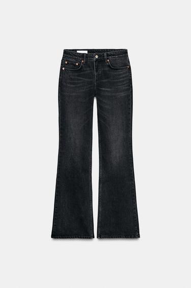 JEANS TRF BOOTCUT TIRO BAJO - Negro de Zara