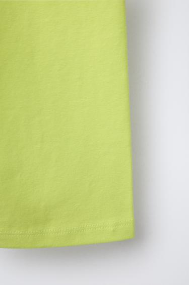 LEGGING CYCLISTE UNI - Citron vert de Zara - Image 3