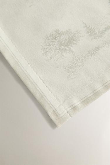 TOILE DE JOUY TABLE RUNNER WITH HORSES - Greenish by Zara - Image 2