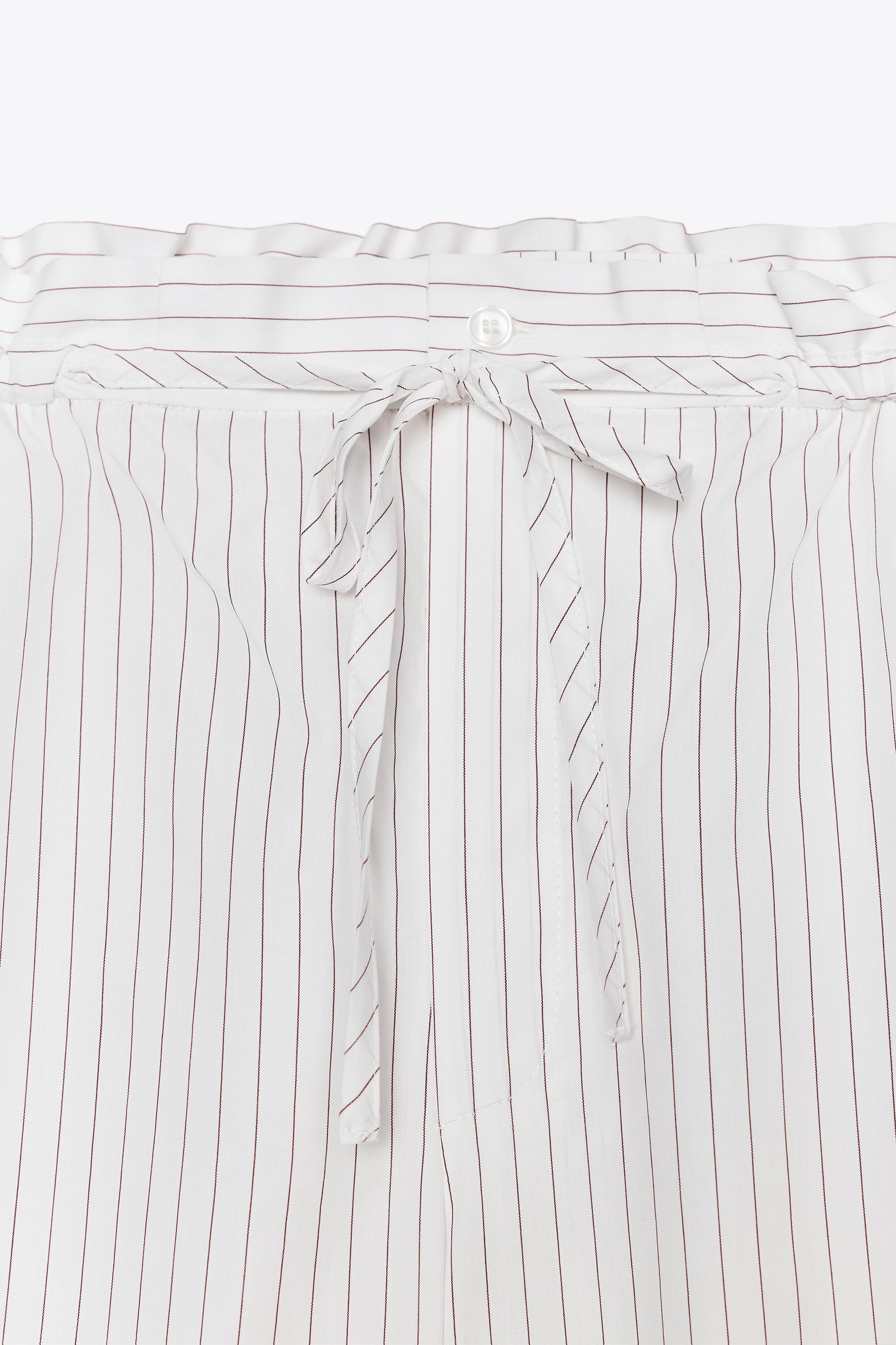 ストライプ柄パジャマパンツ - ストライプ | ZARA Japan / 日本