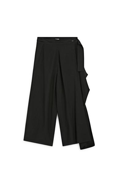 Pantalón falda detalle abertura lateral - LIMITED EDITION - Negro de Zara